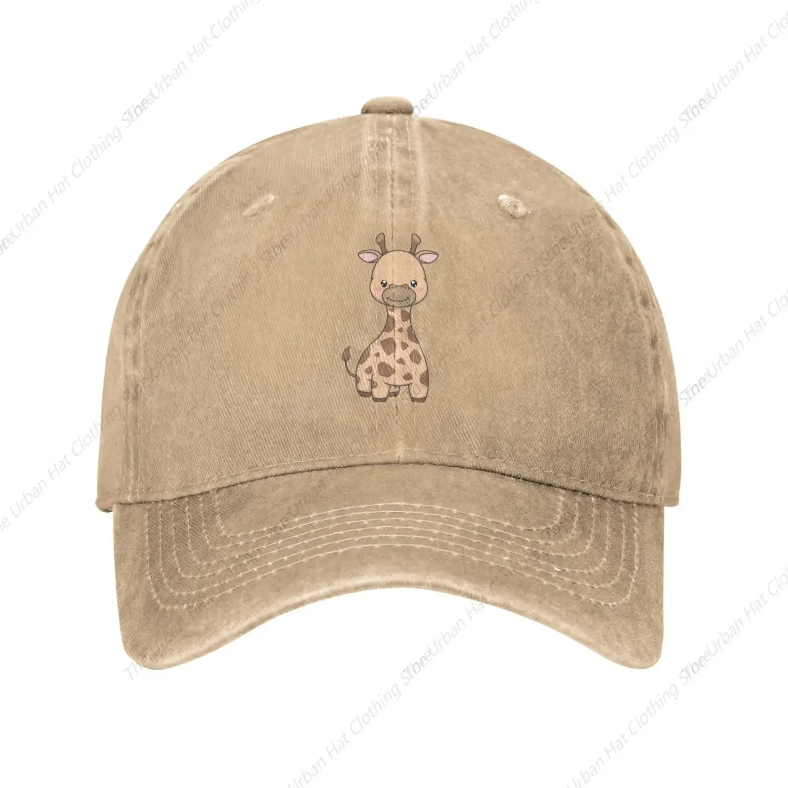 Cute Giraffe Baseball Cap for Men Women Vintage Trucker Hat GuIf Dad Hats