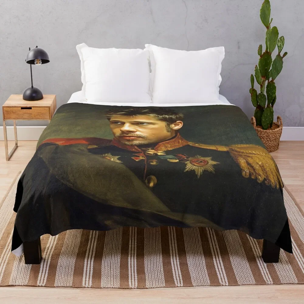 

Brad Pitt - replaceface Throw Blanket Winter beds Large Blankets For Baby warm winter Blankets