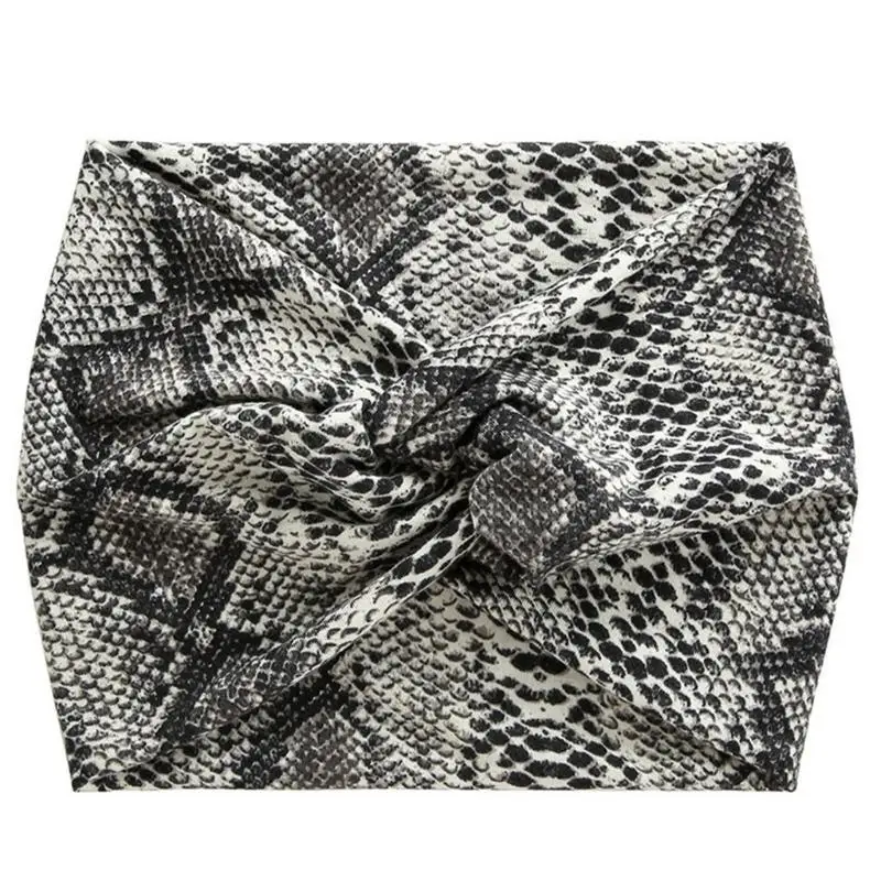 

31BB Модный головной платок с леопардовым узором Универсальный удобный шарф, закрывающий голову