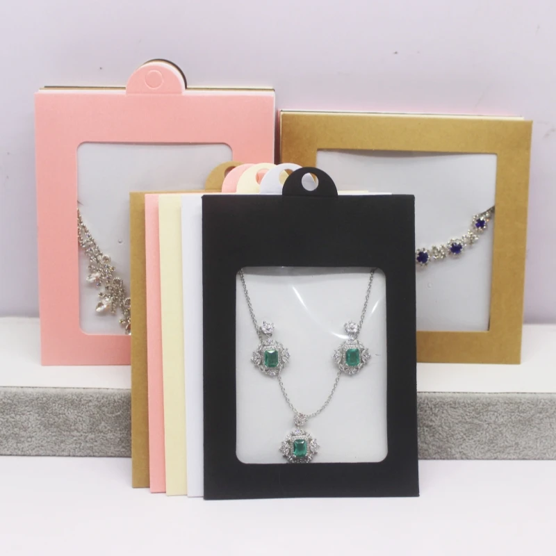 10 pcs13.5x11.5/14x10/12.5x12.5cm multi-color earring necklace box, gift packaging box