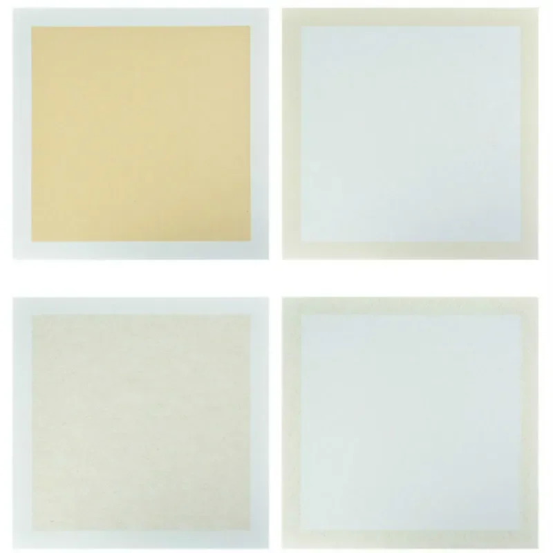 Chinese Painting Paper Cards Lens Paper Art Half Ripe Xuan Paper Thicken Square Calligraphy Papier Card Papel De Arroz Decoupage