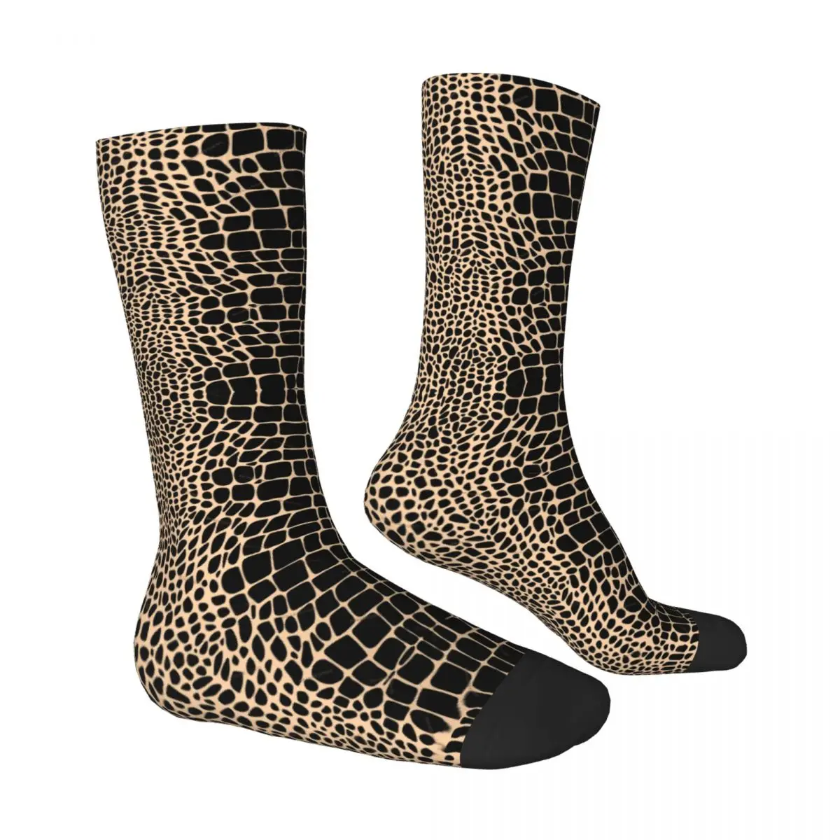 Schlangen leder gemütliche Unisex Socken, Python Haut Design Wandern interessante vier Jahreszeiten Socken