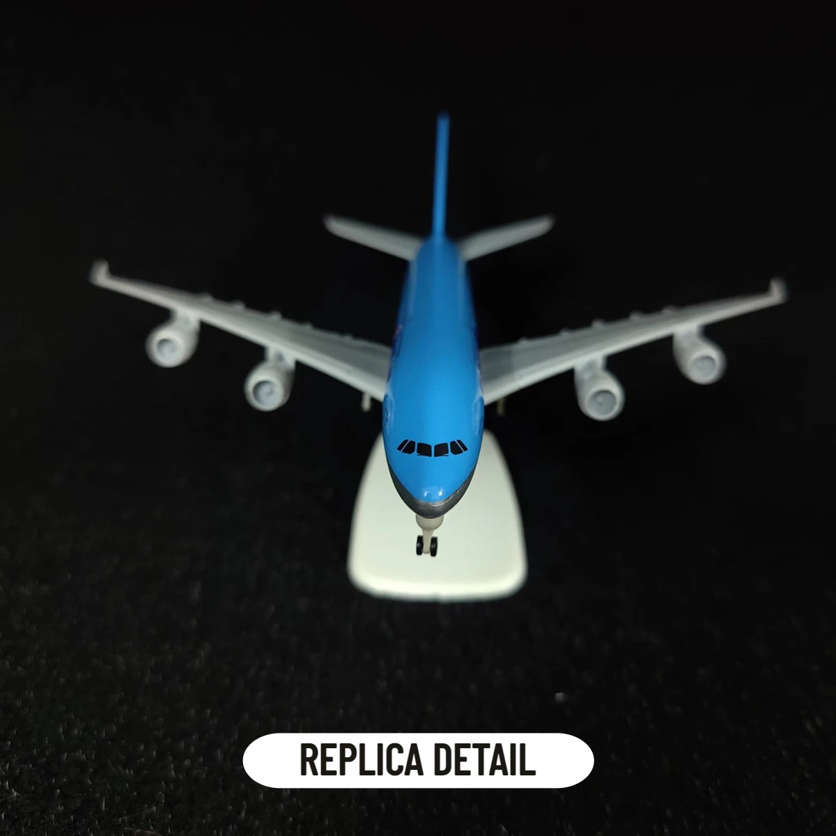 Scale 1:250 Metal Aircraft Replica, Korean A380 Airplane Aviation Model Miniature Art Office Home Decoration Kid Fidget Boy Toy