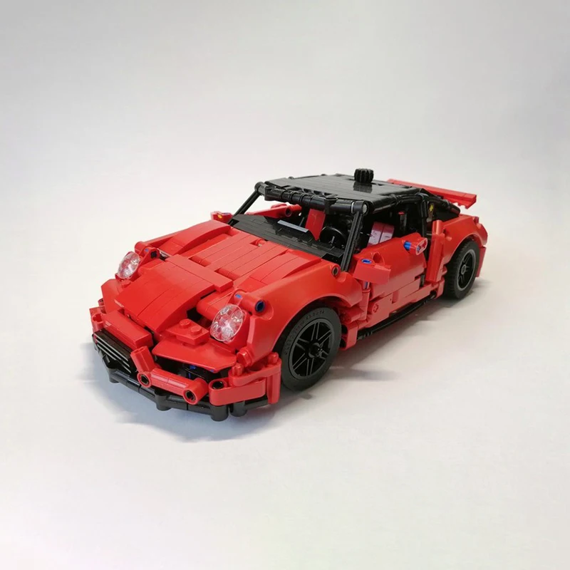 Champion Speed Cars Moc Baustein Mix Wettbewerb Modulares Gebäude Modell Technologie Ziegel DIY Montage Spielzeug Urlaub Geschenke