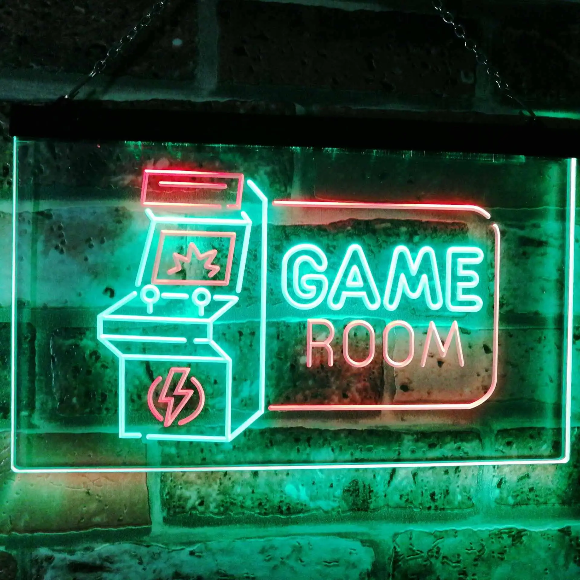 Arcade Machine Game Room Dual Color Led Neon Sign st6-j2850