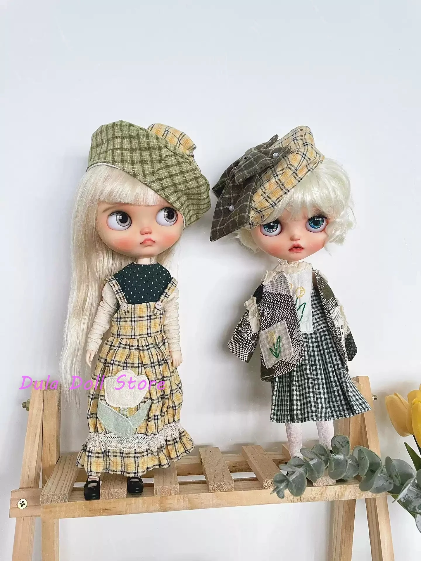 Dula Doll Clothes Dress Tulip sundress set Blythe ob24 ob22 Azone Licca ICY JerryB 1/6 accessori per bambole Bjd