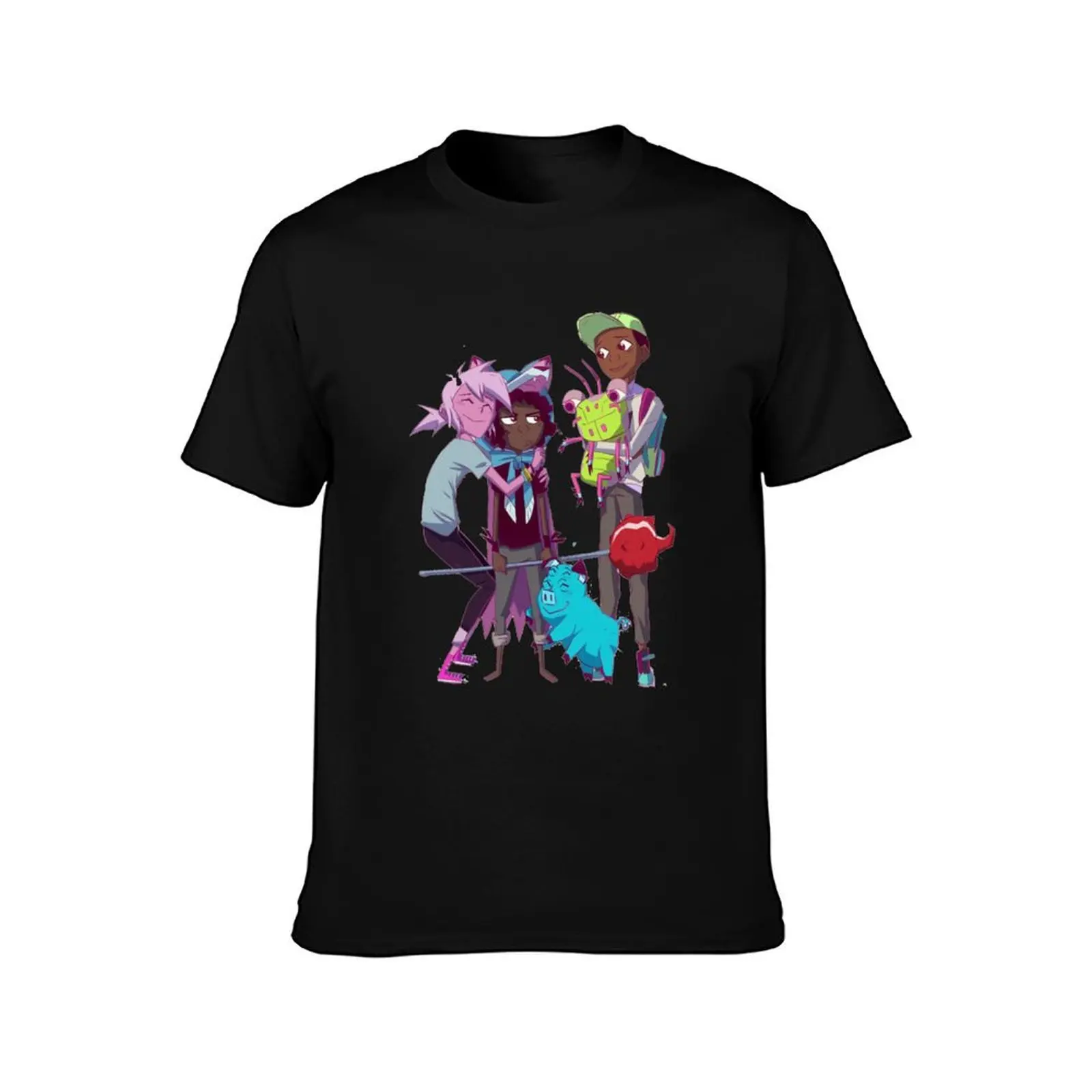 Kipo And Friends T-Shirt graphic tee shirt vintage custom t shirt anime Men's t-shirt