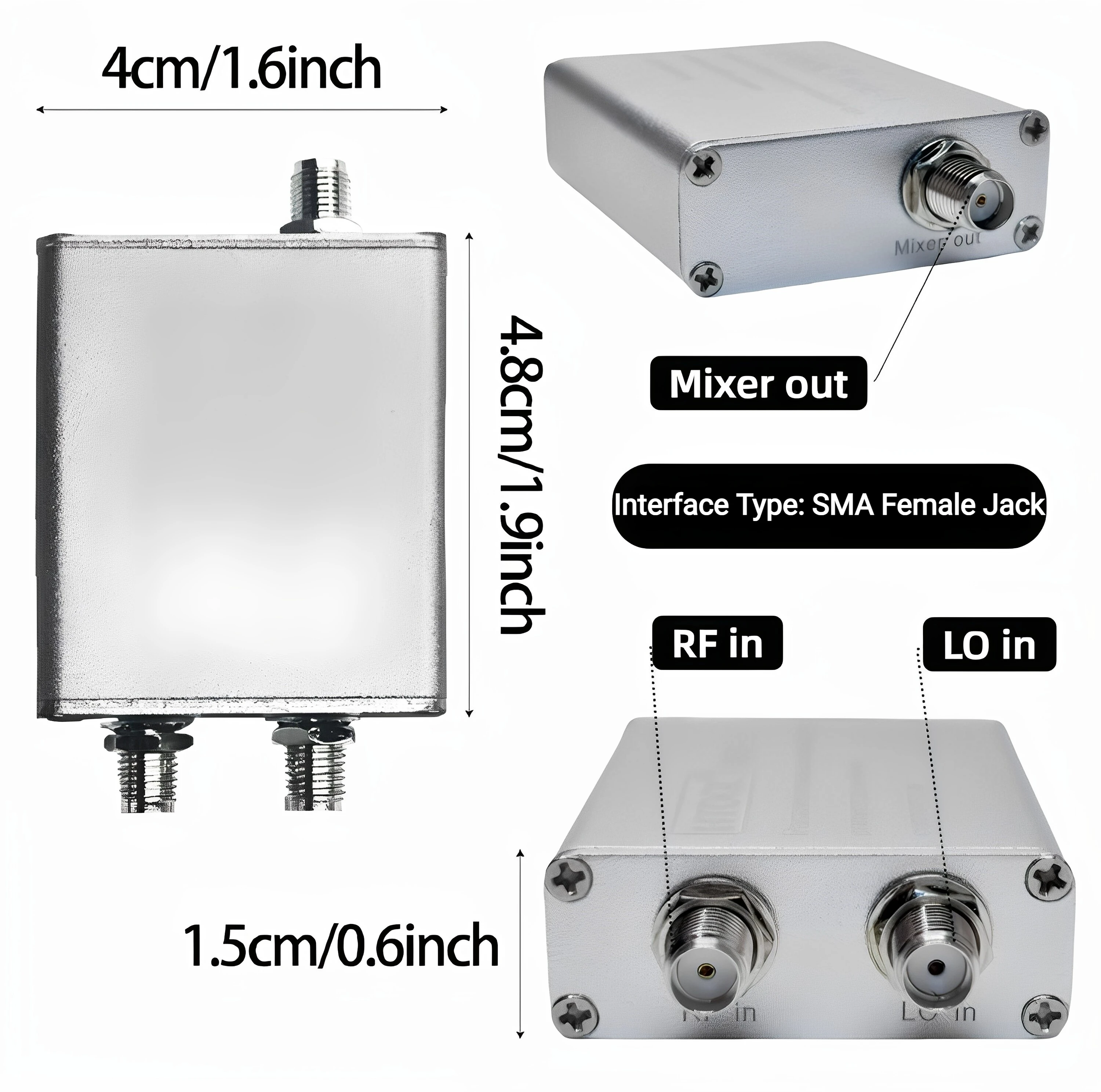 Passive Mixer ADE-1 0.05-500MHz RF up Conversion down Conversion High Isolation Loss Low