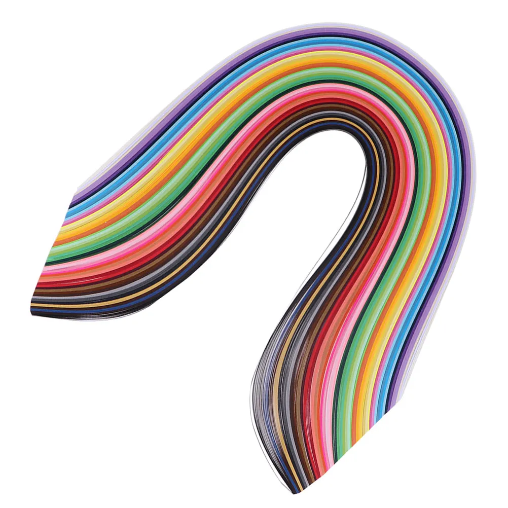 

1000Pcs Quilling Paper Strips 5mm Wide Multicolor Paper Craft Strips for DIY Cards Scrapbooks Handmade Art Projects