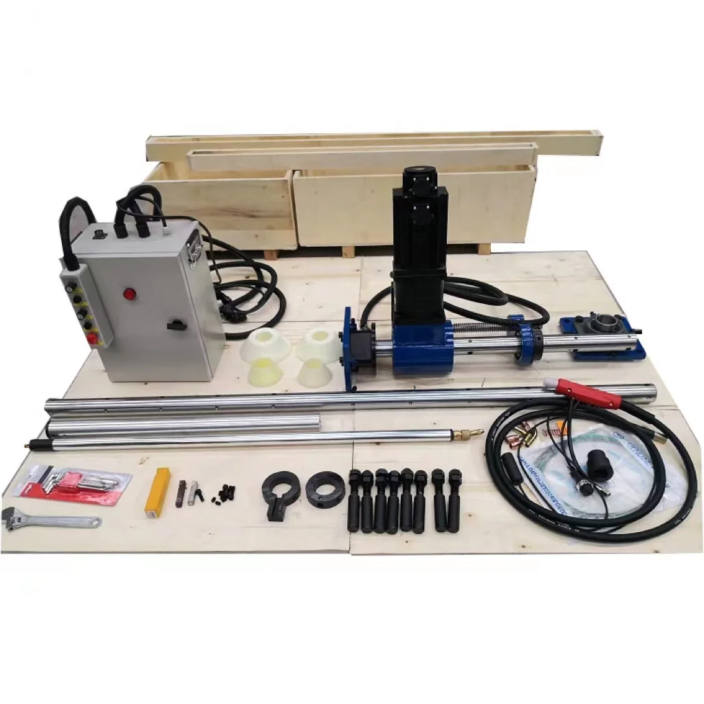 Portable linear boring and welding machine for engineering site maintenance CNC boring and repair welding machine