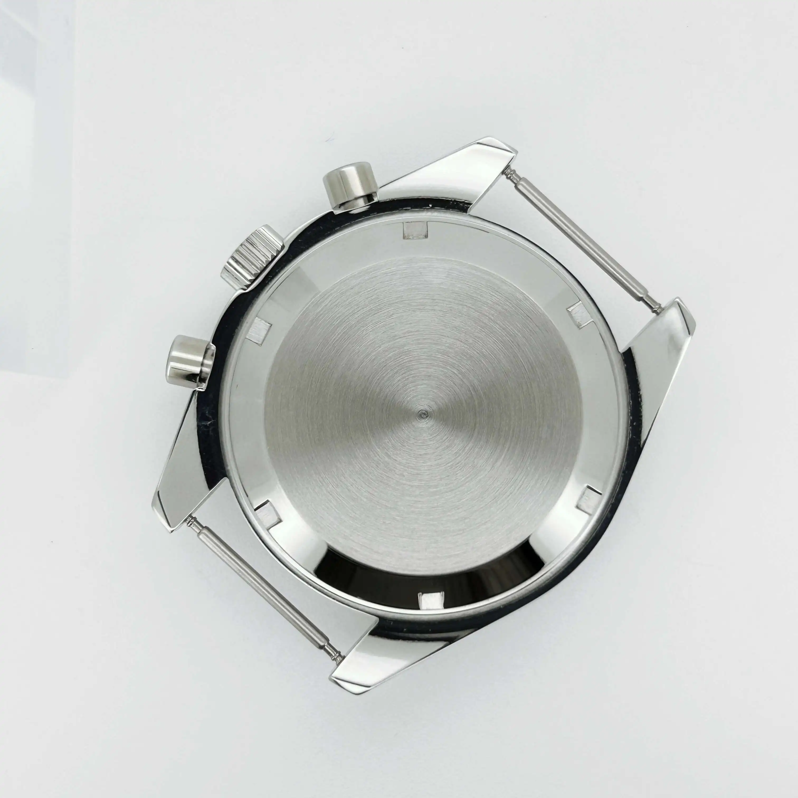 多機能 39.7 mm スピードマスター ケース Omg VK64 VK63 クォーツ ムーブメント部品に適合 ベゼル付き 20 mm スチール バンド ケースに適合