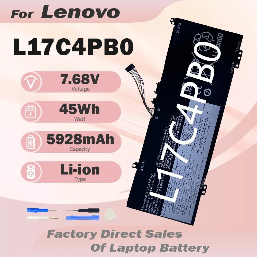 L17C4PB0 Laptop Battery For Lenovo Yoga 530-14IKB Flex 6-14ARR Xiaoxin Air 14ARR 14IKBR 15ARR 15IKBR Ideapad 530s-14IKB 530s-15I