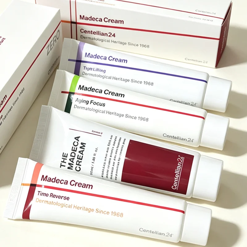 Madeca Cream Time Reverse 50ml Firming Moisturizer Centella Asiatica Soothes The Skin Repair The Skin Barrier Korean Skincare