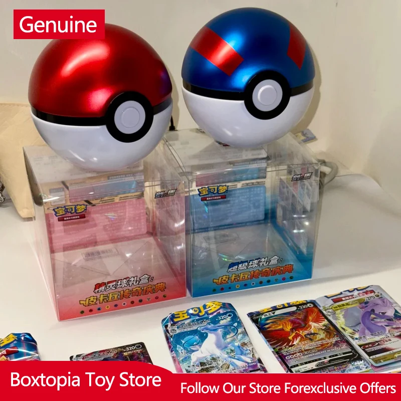 Caja de Regalo Original de Cartas Coleccionables de Pokémon TCG, Pikachu Legend Celebration Sword Shield, para Coleccionistas