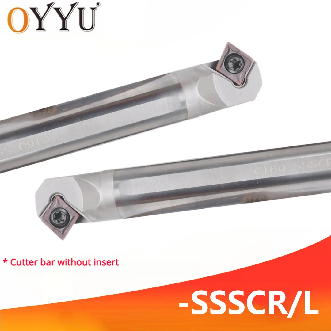 

OYYU SSSCR SSSCL Tungsten Steel Internal Tools Holder Boring Bar CNC Shank C12M C14N C16Q C20R C25S SSSCR09 SSSCL09 C12M-SSSCR09