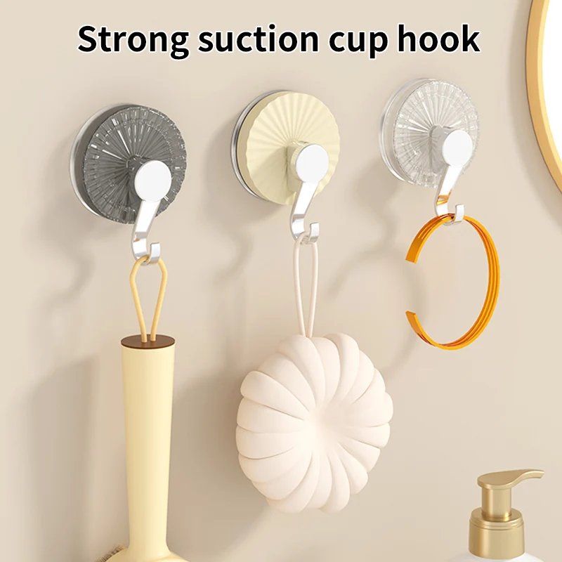 Strong Suction Cup Hook No Punching Required No Marking Strong Adhesion Wall-Mounted Clothes And Towel Hanger For Bedroom