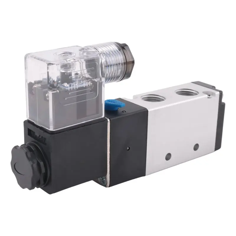 

ABXF-Pneumatic Electric Solenoid Valve 5 Way 2 Position Control Air Gas Magnetic Valve 220V Coil Volt 8Mm Hose Connection