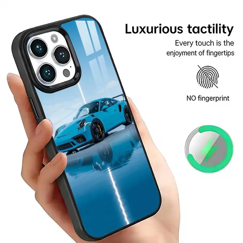 GT3 RS Car  Phone Case For iPhone17,16,15,14,13,12,11 Plus,Pro Magnetic For Magsafe Wireless Charging