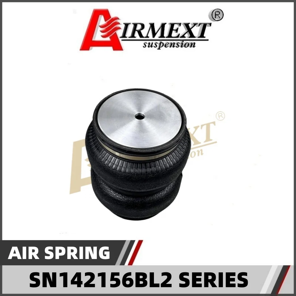 SN142156BL2-DT2-S/AIRLIFT5814 Fit D2 Coilover (Thread M52*1.5-50)Air Suspension Double Convolute Rubber Airspring/