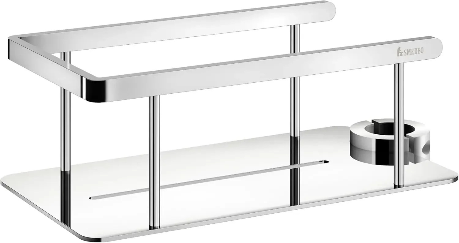 

Shower Riser Rail Basket Fits Diameter 18 25 Mm Basket Size 200 110 Mm Height 70 Mm Polished Chrome
