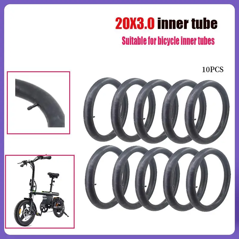 Tyres  20x3.0 Butyl Rubber Inner Tube 20x3.00 Inner Camera Straight For 20 Inch Tire Electric Vehicle Accessories