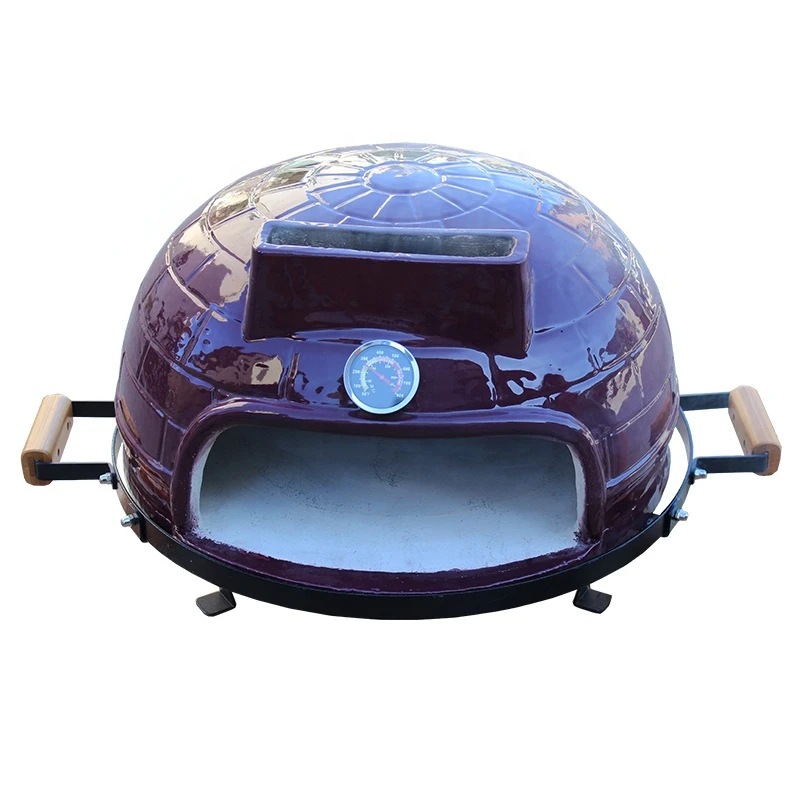 21 inch Tabletop Wood Fired Charcoal Ceramic Pizza Oven