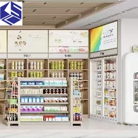 Custom.Supermarket Retail Shelves Snack Shelves Display case Customization