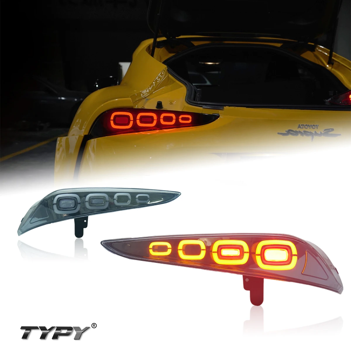 

TYPY Car light for All LED module upgrade modified new highlight taillight assembly for TOYOTA SUPRA 2018-2022