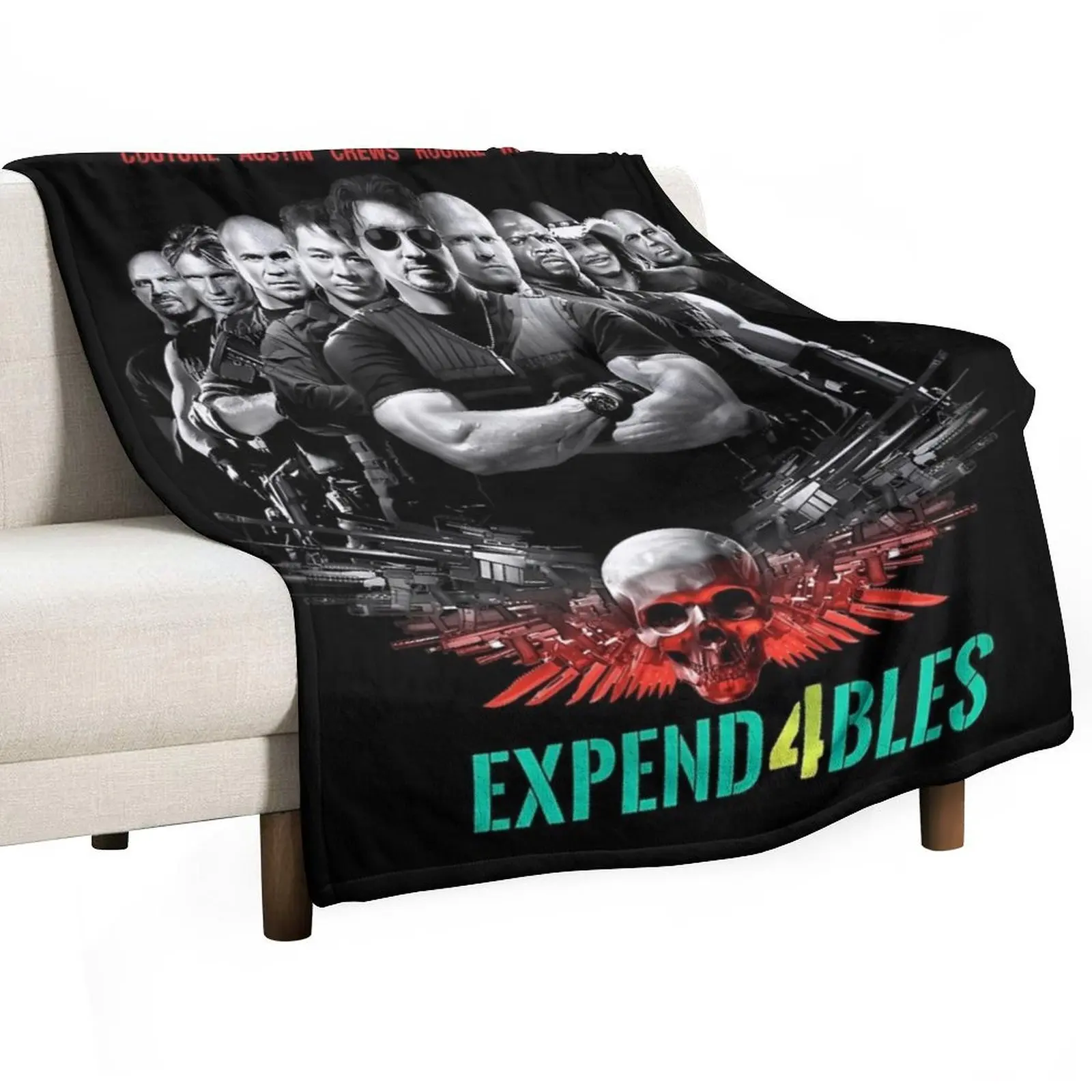 

the expend4bles Throw Blanket heavy to sleep Giant Sofa Blankets