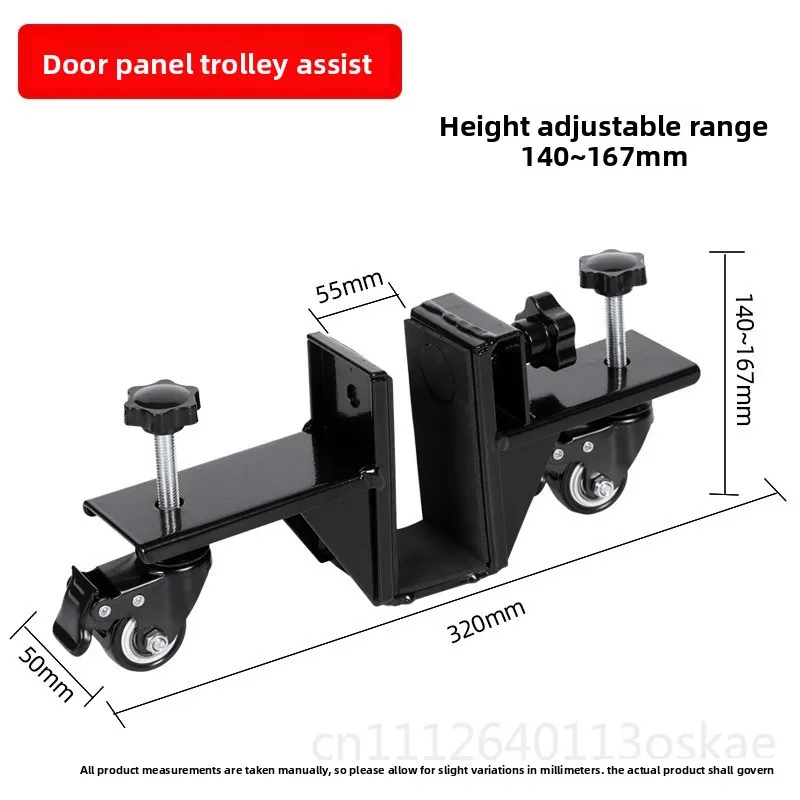 Door panel handler Gypsum board glass Heavy duty translation trolley Handling roller moving trolley