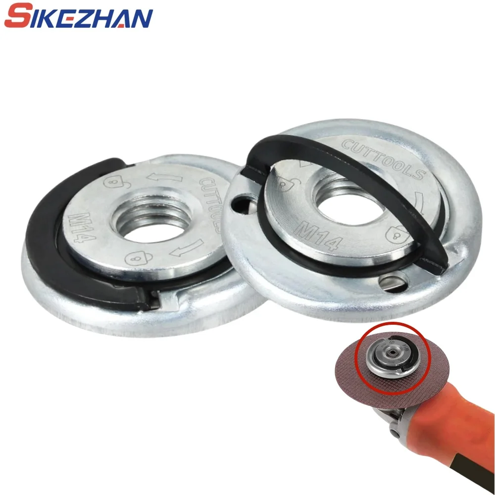 

M14 Angle Grinder Quick Release Self-Locking Grinder Pressing Plate Flange Nut Power Chuck