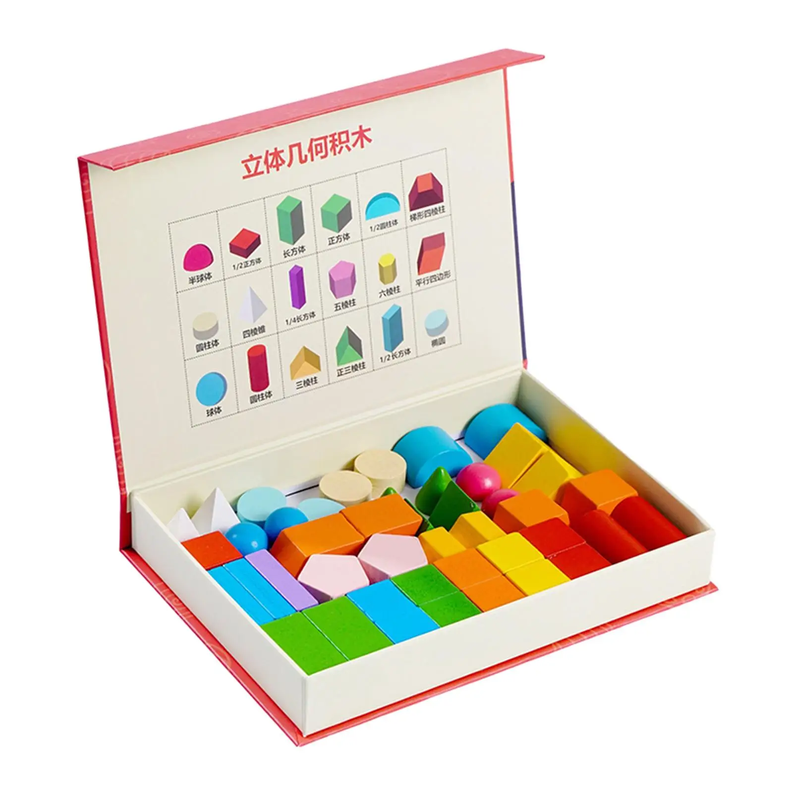 46x ثلاثية الأبعاد المواد الصلبة الهندسية لعبة تعليمية التراص لعبة ألوان متنوعة وسائل تعليمية للأطفال الرياضيات مناور للأطفال الذين تتراوح أعمارهم بين 4 +