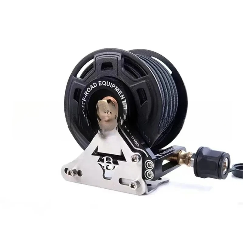All-Terrain With Auto Retract Air Pump Hose Reel Pump Tube Storage Artifact For Off-road Pump Inflation Tube Storage 7M Pipe