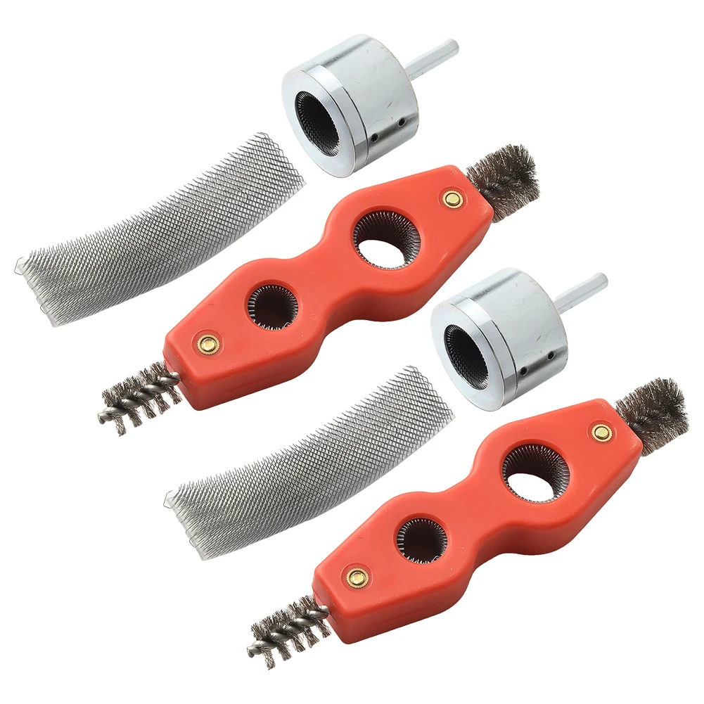 Copper Pipe Cleaner Comprehensive Cleaning For Drill 15+22mm Plumbing Cleaning Metal Tube Battery Brush Power Tool Accessories