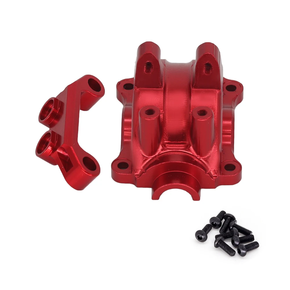 Aluminum Front or Rear Differential Gearbox Cover and Upper Arm Mount Arm Stabilizer for Tamiya TT02 Upgrade Kit