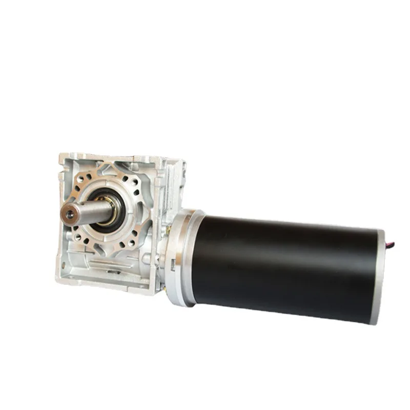 

Worm Motor, Turbine Geared Motor DC Micro Double Shaft Forward and Reverse 24V DC Servo Motor