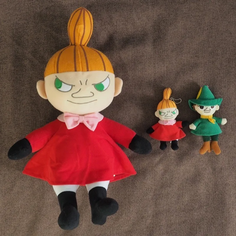

New Moomintroll Anime Plush Keychain Toy Moomintroll Family Doll Children's Doll Birthday Gift