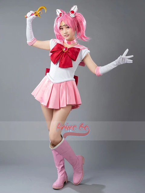 Anime Chibiusa Sailor Chibi przebranie na karnawał sukienka kobiety dorosły strój na Halloween mp 000272