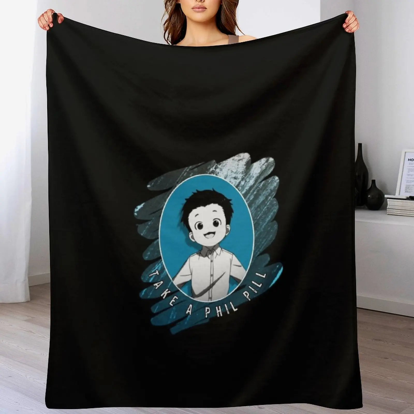 The Promised Neverland Phil Throw Blanket Beautifuls Baby For Baby Luxury Designer Blankets