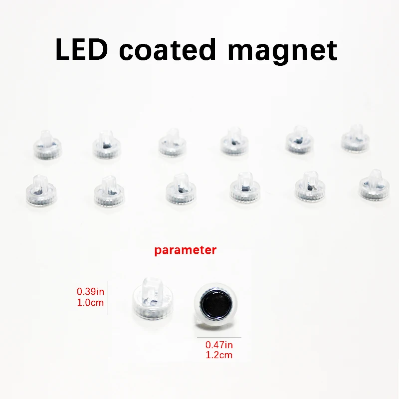 H: 8-10 mm magnetic screws, used for led lights, magnet kits for lamp accessories.Used for fixing the pcb board of led ceiling l