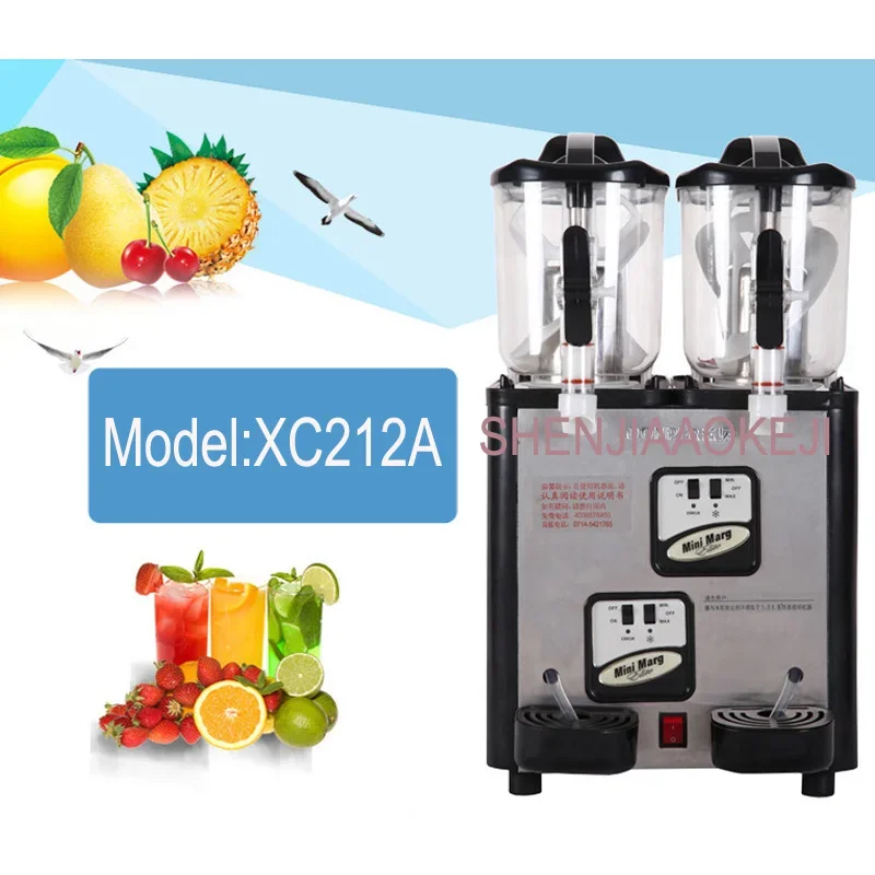 

XC212A snow melting machine double cylinder 6L*2 mini snow melting machine Small commercial Slush Machines