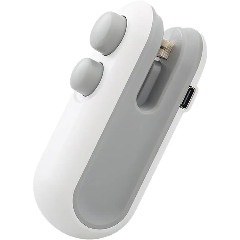 Mini USB Rechargeable Handheld Heat Sealer – Portable Bag Sealer for Plastic Food Storage & Snack Clip Bags
