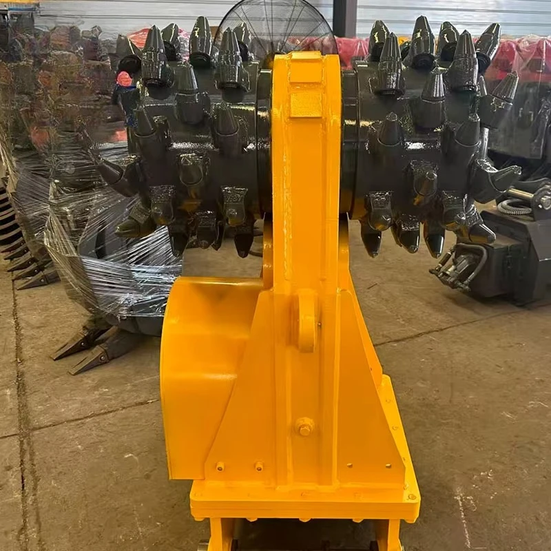 Hydraulic Rotary Excavator Drum Cutter Excavator Milling Attachment Drum Cutters for Excavator Hydraulic Milling Machine