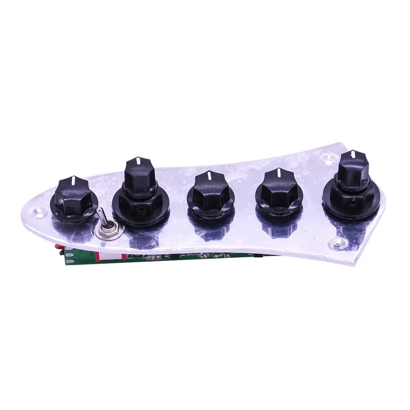 5 Jazz Bass Loaded Wired Control Plate for 4/5 String Bass Guitar Parts