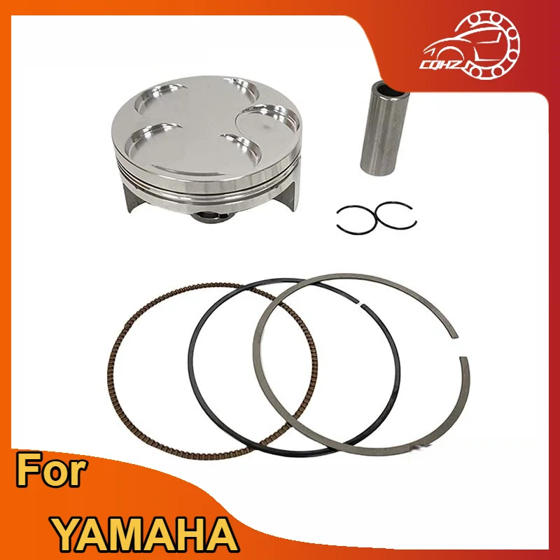 CQHZJ Motorcycle Engine Parts 77mm Ceramic Piston Kit For YAMAHA WR250F YZ250F WR YZ 250F 2001-2013 5XC-11311-20-00 Motoblock