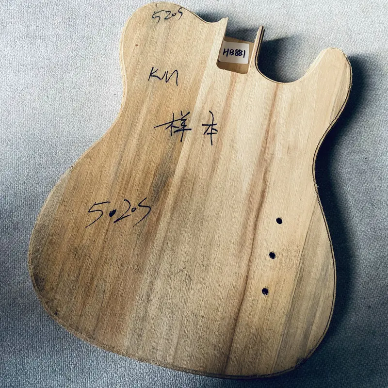 HB881 materia prima Silent TL corpo della chitarra elettrica legno massello non finito senza vernici mano destra fai da te sostituire parti sporche e danni