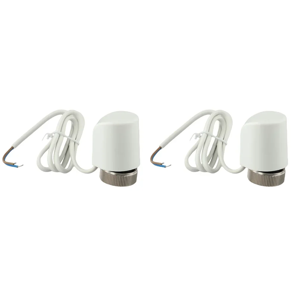

2pcs Thermal Actuator AC230V With M30*1 5mm Thread For Water Flow Management In For Floor Heating And Radiator Valves