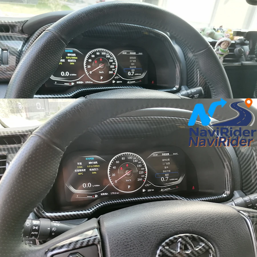 For Toyota 4runner 4 Runner 2010-2022 Speedometer Instrument Virtual Cockpit 12.3inch Linux LCD Dashboard Screen Digital Cluster