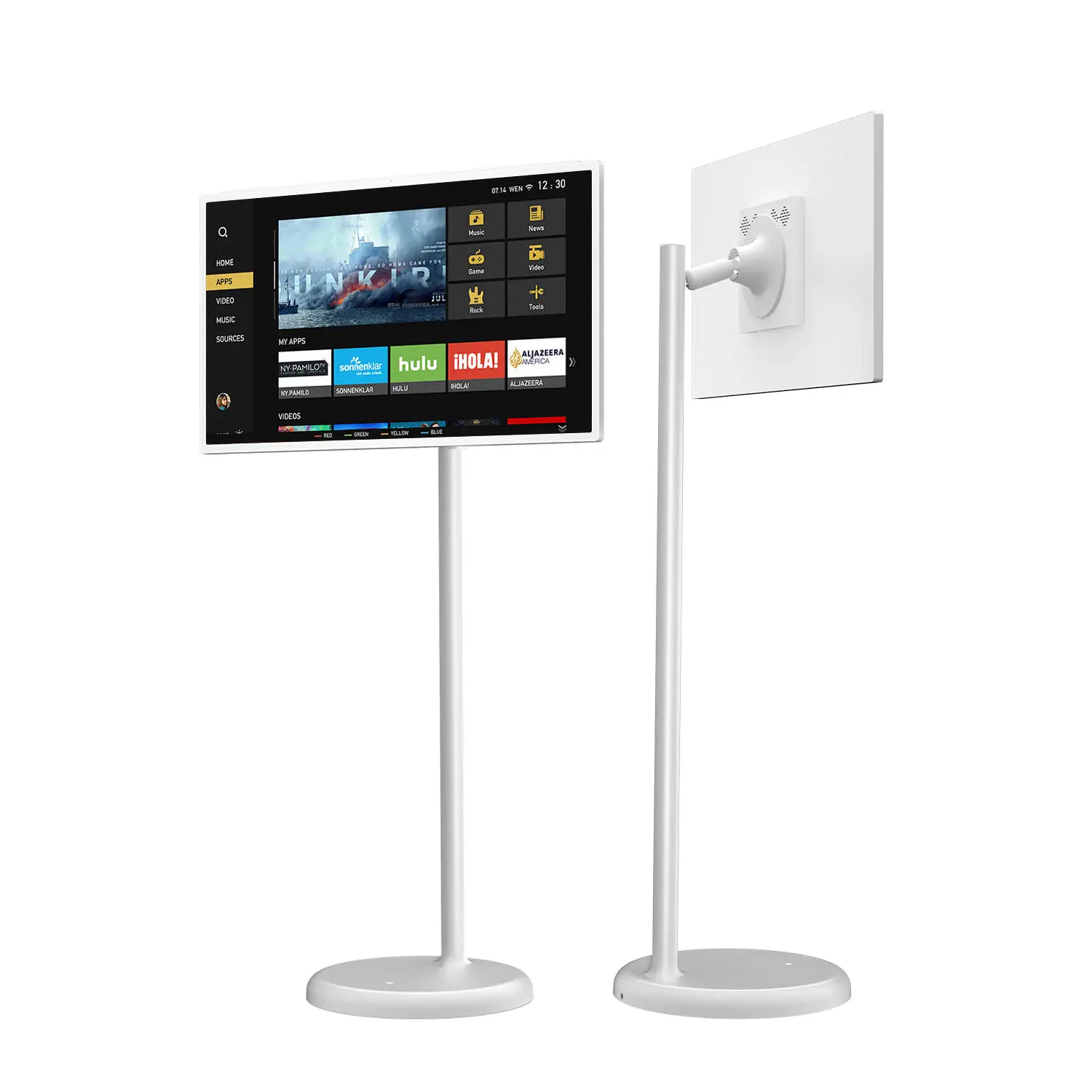 

FollowbyME 32 Inch Lifestyle Screen Movable Wi-Fi Connectivity Smart Touch Screen With 4 Hour Battery Jcpc Portable TV