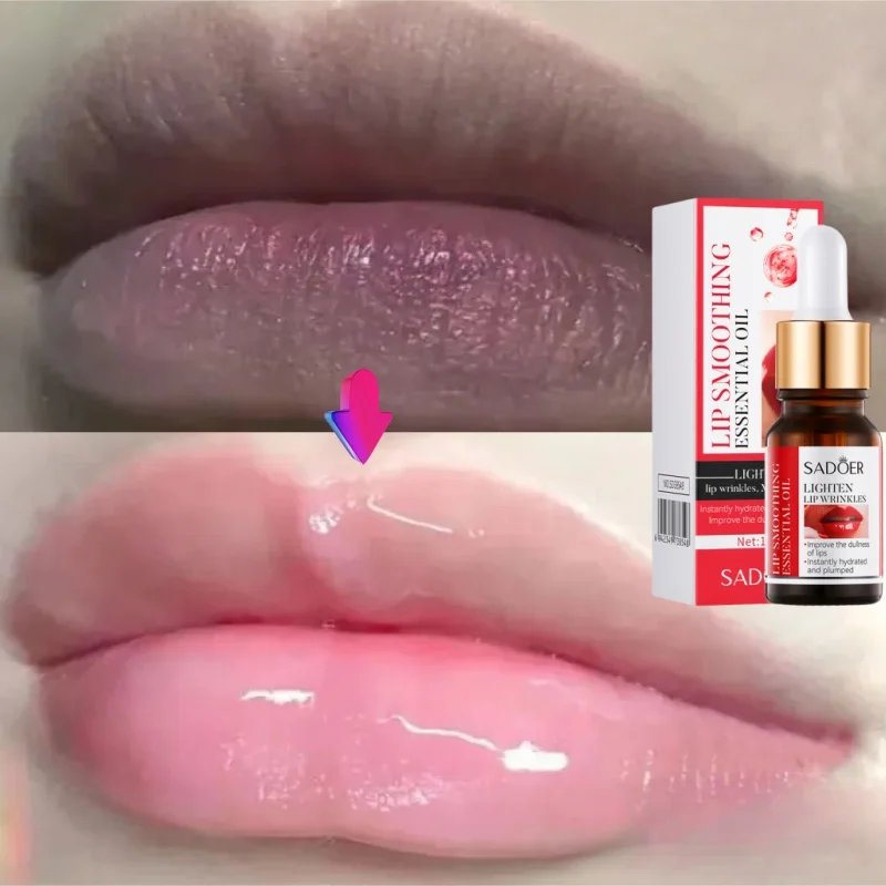 Instant Volumising Lip Plumping Serum Oil Lighten Lip Wrinkles Long Lasting Moisturizing Sexy Lip Balm Skin Care Korea Products